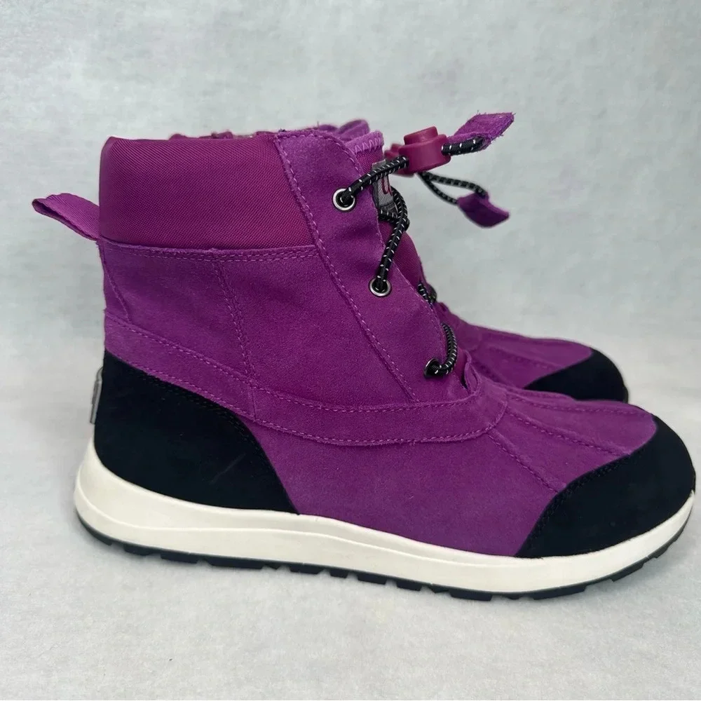 UGG Kids' Turlock Waterproof Snow Boot In Sweet Plum. Sz: 6
